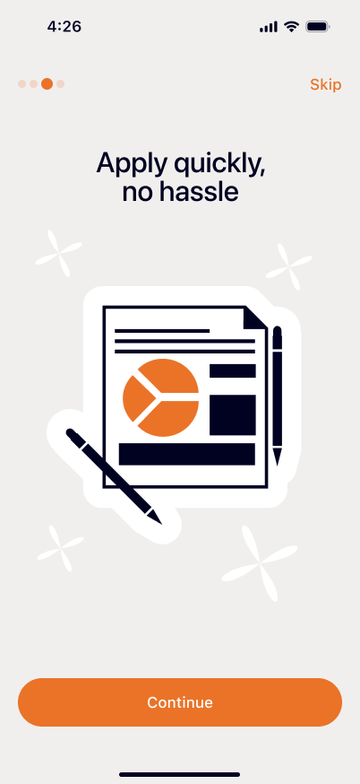 Onboarding: compare details